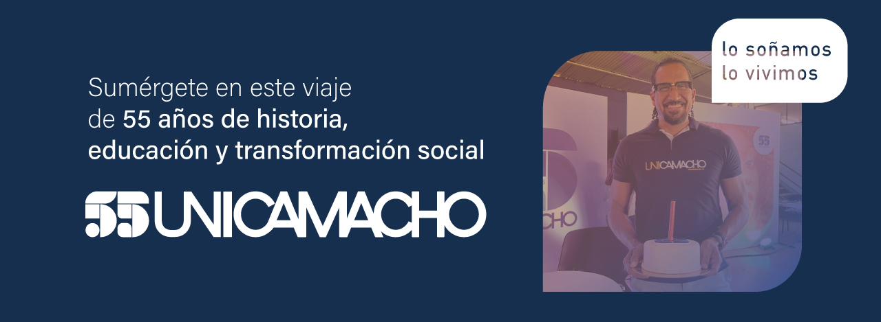 Banner 55 años UNICAMACHO